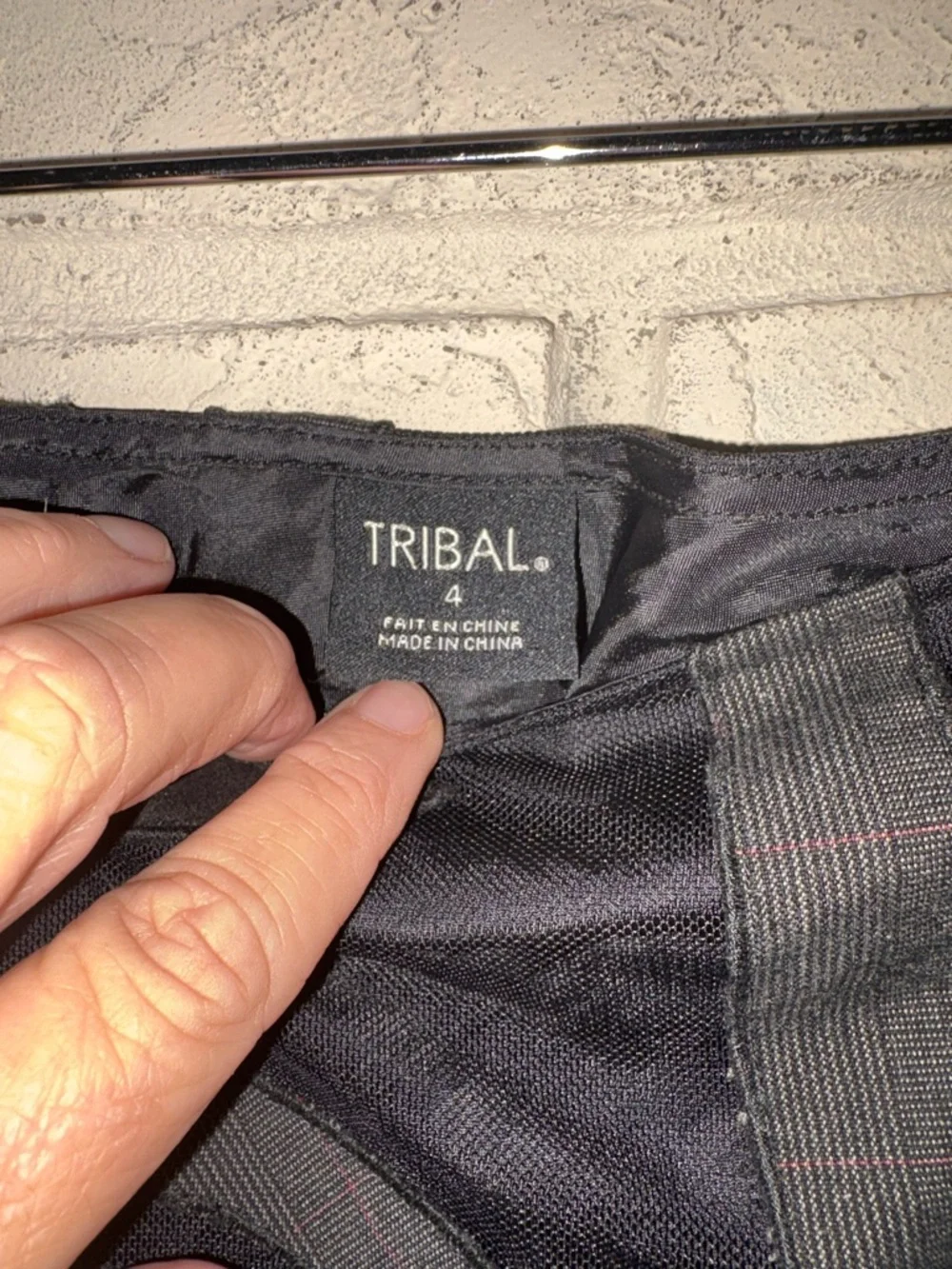 TRIBAL size 4  Black Swirl A-Line Maxi Skirt burnout sheer EUC - Picture 2 of 8